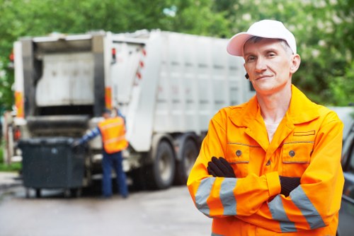 Builders waste clearance vehicle in Tunbridge Wells