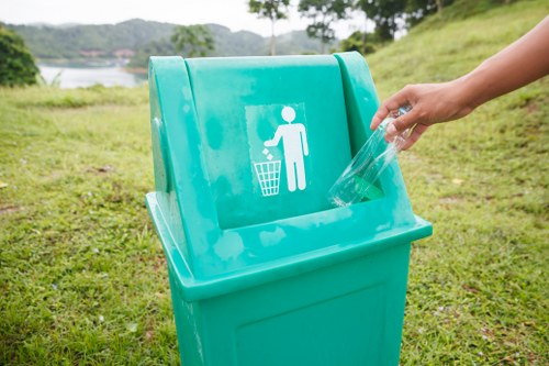 Clean construction site demonstrating waste segregation in Tunbridge Wells